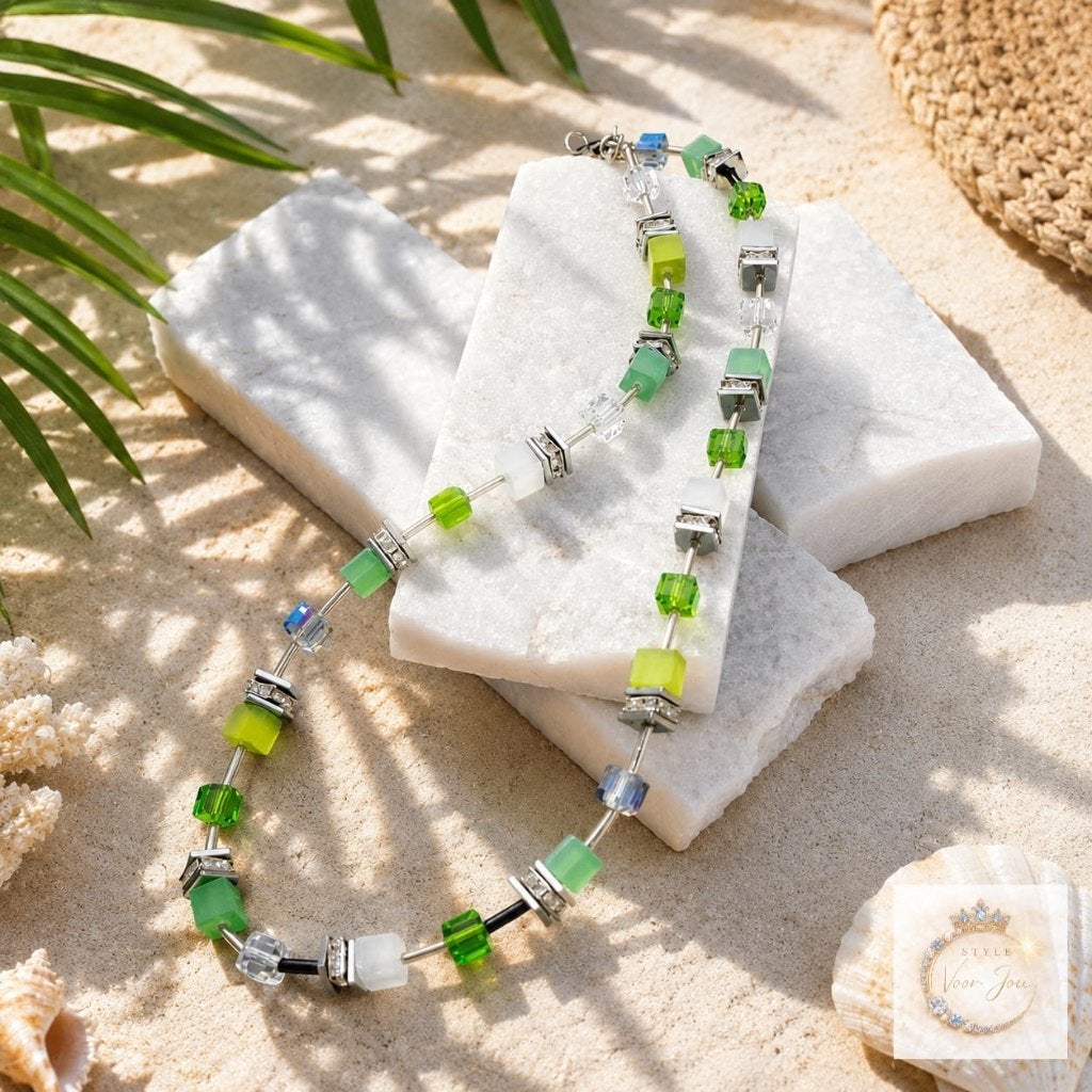 De ketting uit de  LOVELY SQUARE, Overige kleuren, Verzenden, Nieuw, Steen of Mineraal