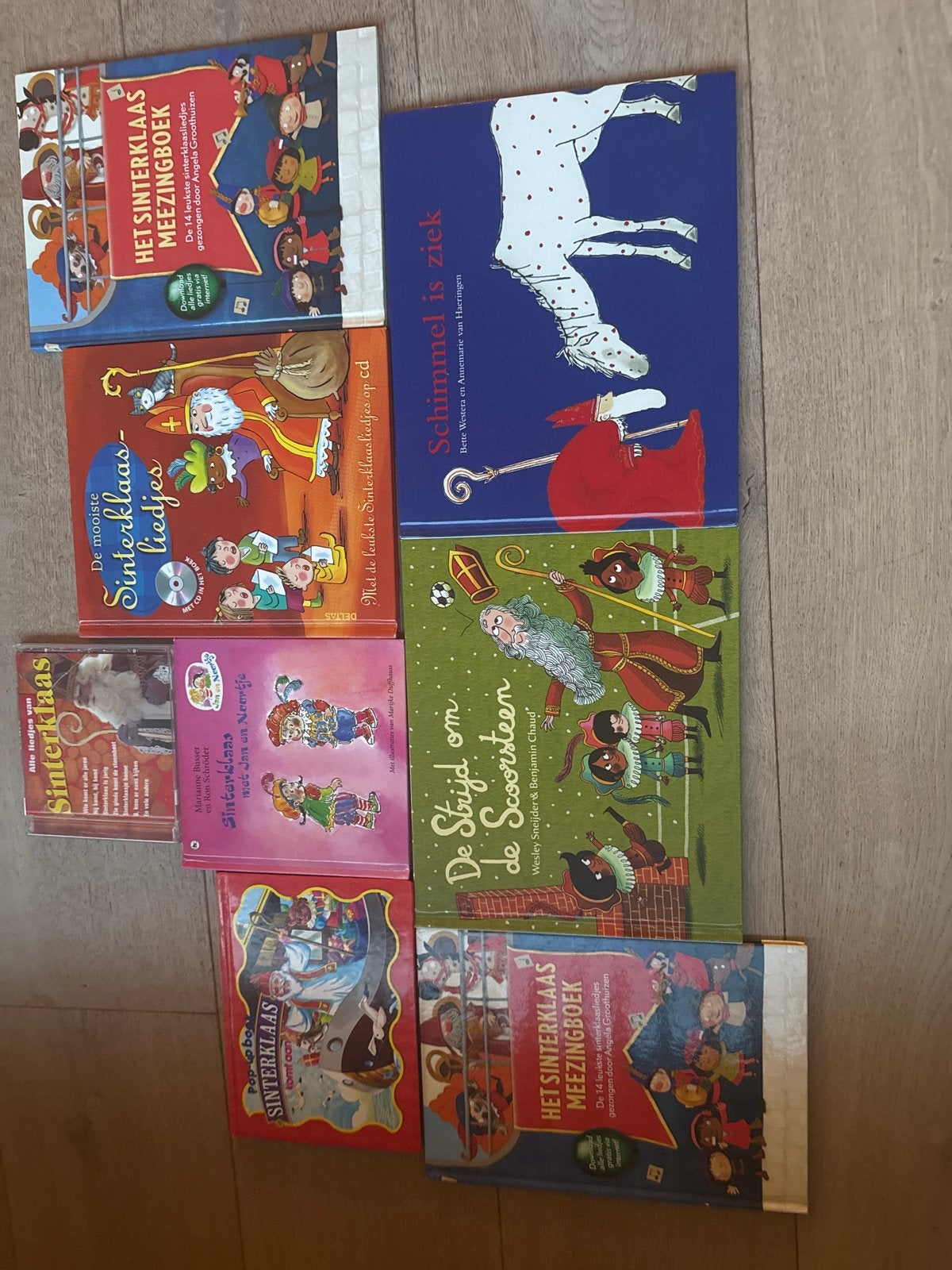 Grote collectie Sinterklaas boeken en meezingboeken, Fictie algemeen, Uitklapboek, Jongen of Meisje, 4 jaar