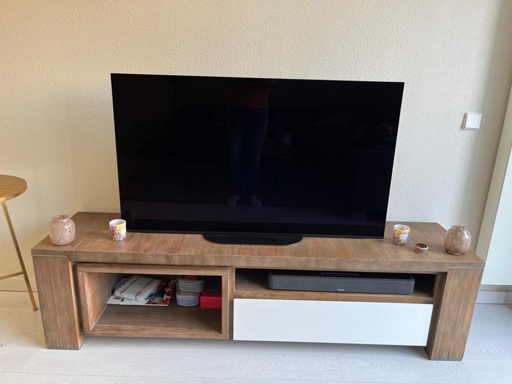 TV-meubel Henders en Hazel serie Cataluna, Ophalen, Gebruikt, 150 tot 200 cm, Minder dan 100 cm