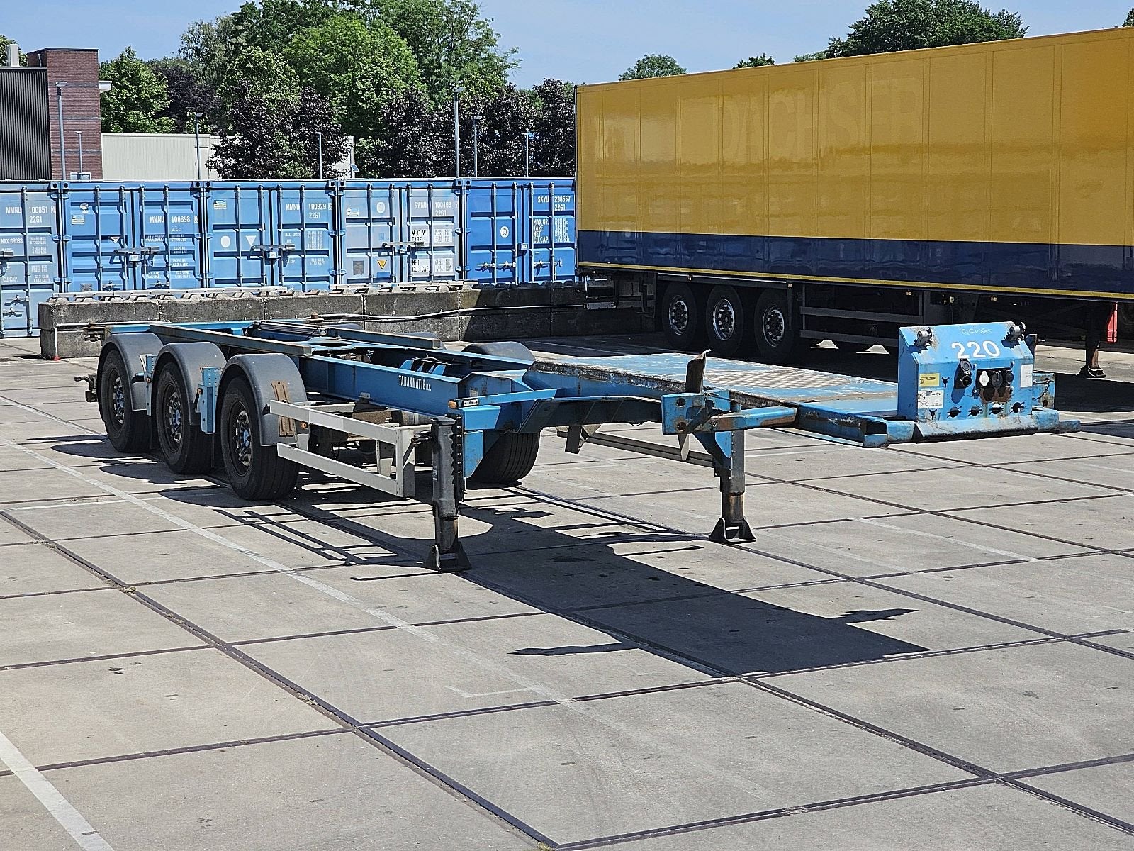 RENDERS CHASSIS PORTMASTER, Auto's, Vrachtwagens, Overige kleuren, Bedrijf, Aanhangers en Opleggers, Te koop