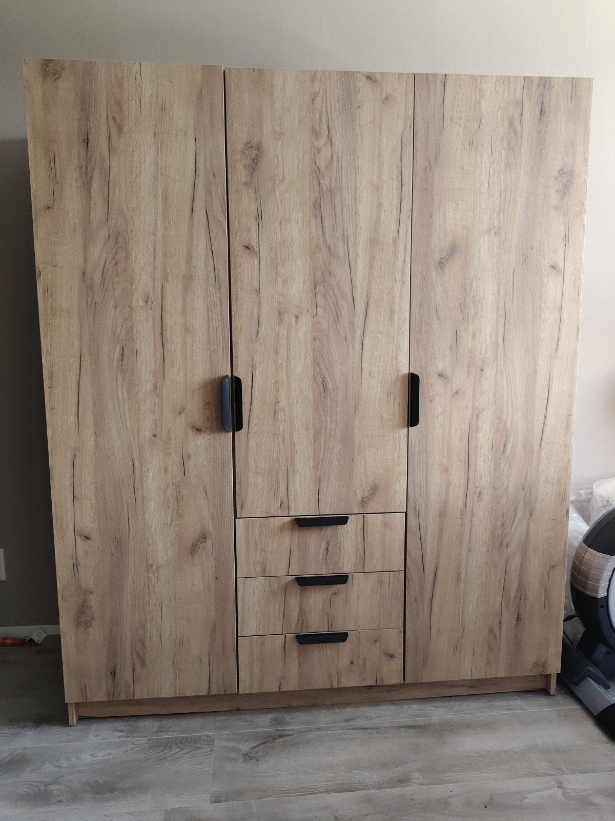 JYSK kledingkast JENSLEV 144x176, Ophalen of Verzenden, Zo goed als nieuw, 50 tot 75 cm, 150 tot 200 cm