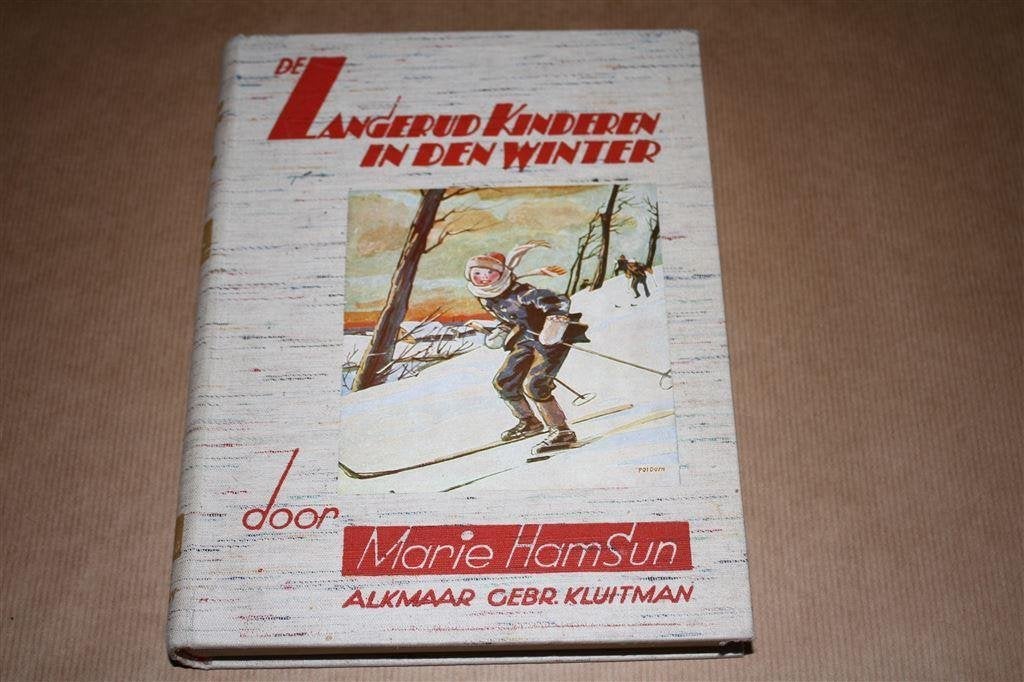 De Langerud-kinderen in den winter. Hamsun. Kluitman 1938., Verzenden, Gelezen