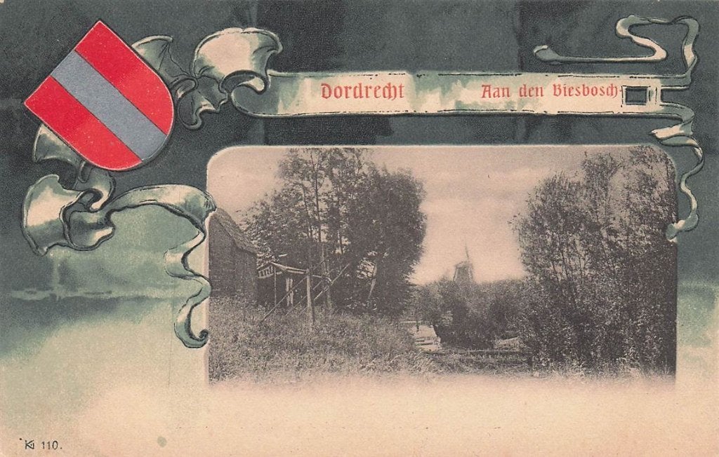702-227-017 Dordrecht Aan Den Biesbosch, Verzenden, Voor 1920, Zuid-Holland