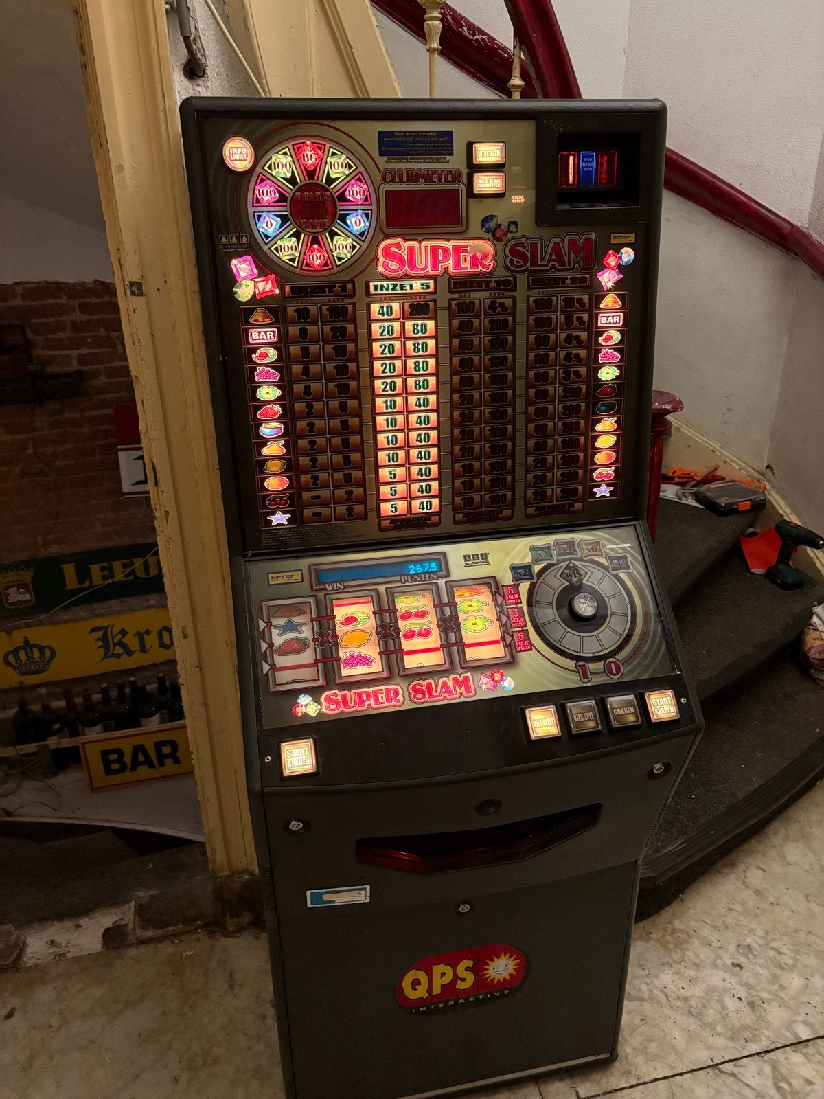 Super Slam gokkast - Werkend en in goede staat, Verzamelen, Automaten | Gokkasten en Fruitautomaten, Euro, Ophalen, Gebruikt