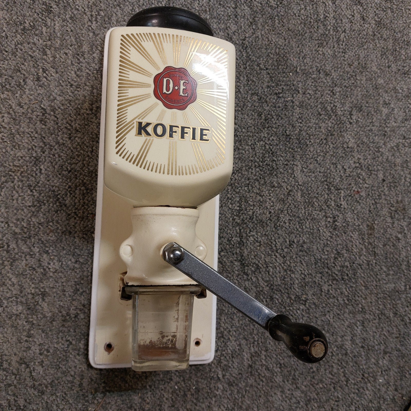 Vintage Douwe Egberts wandkoffiemolen, Ophalen of Verzenden
