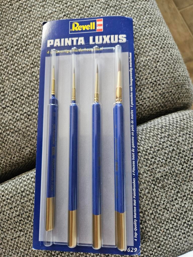 Revell Painta Luxus Penselenset - 4 Marterhaar Penselen, Ophalen of Verzenden, Nieuw