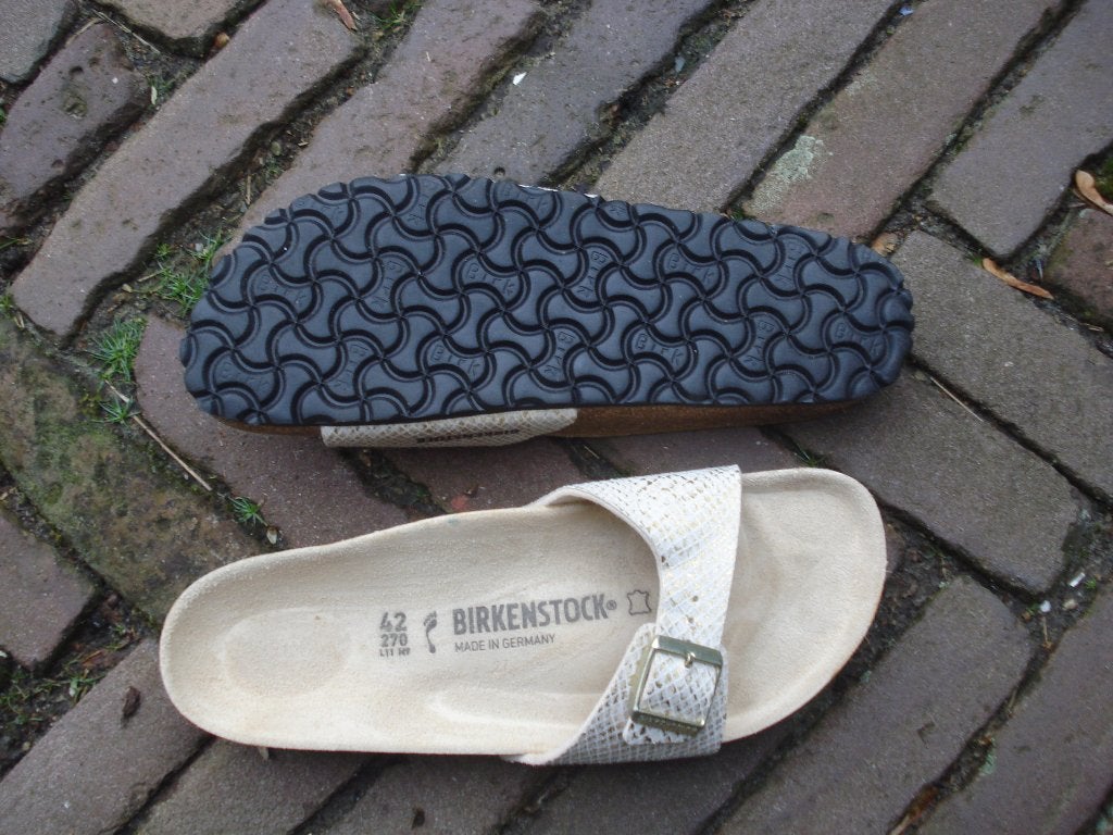 BIRKENSTOCK MADRID WIT 42 NIEUW GRATIS VERZENDING PER POST, Slippers, Verzenden, Wit, Nieuw