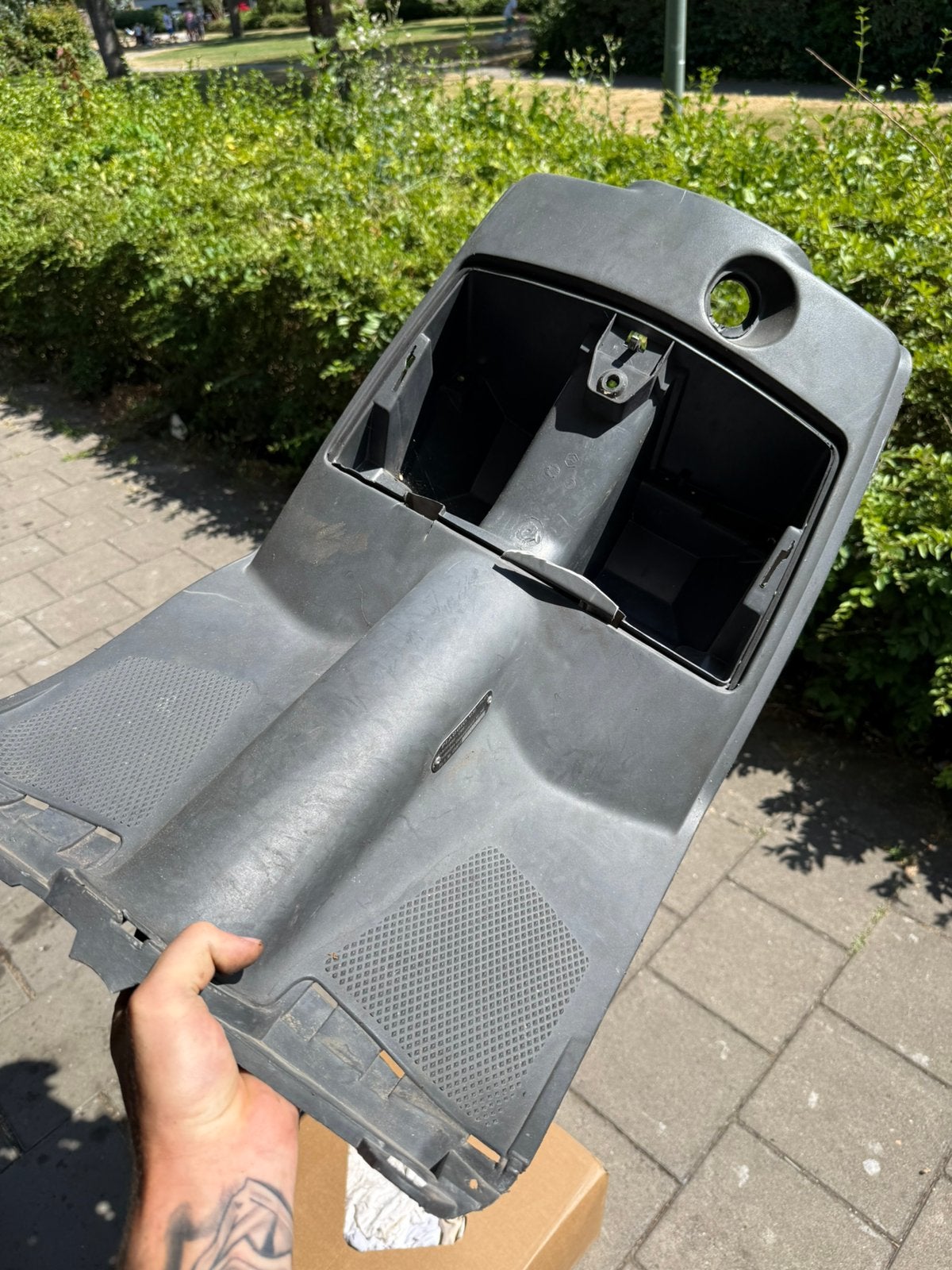 Skr beenschild facelift donkere versie, Ophalen of Verzenden, Zo goed als nieuw, Piaggio