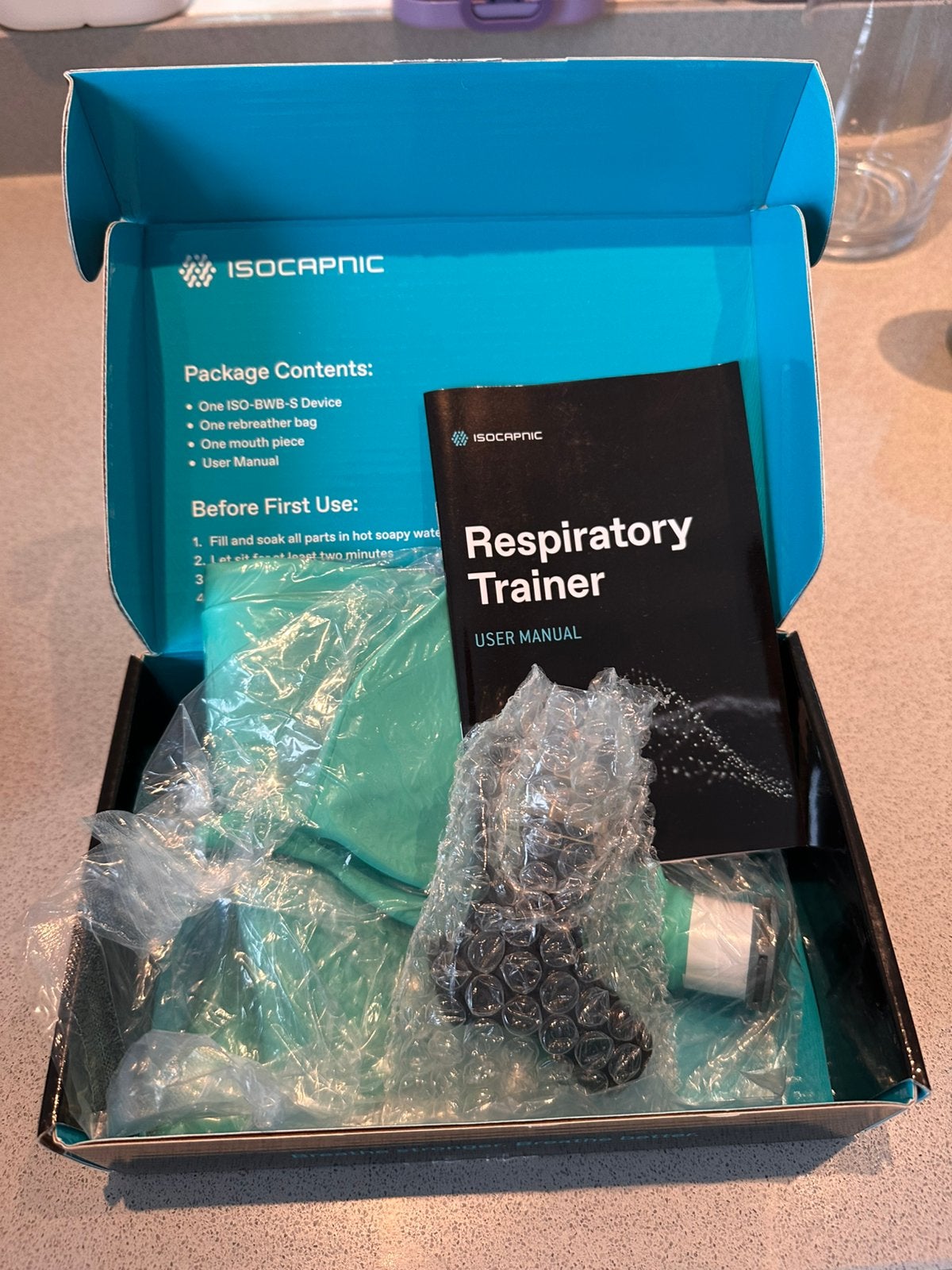 ISOCAPNIC Respiratory trainer (ongebruikt) Aankoopprijs179,-, Sport en Fitness, Verzenden, Nieuw, Overige typen