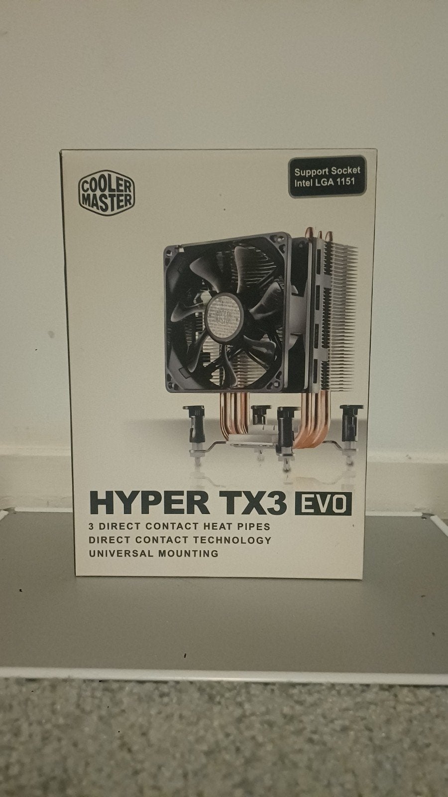 Cooler Master Hyper TX3 EVO CPU Koeler - Nieuwstaat, Ophalen of Verzenden, Nieuw, Luchtkoeling