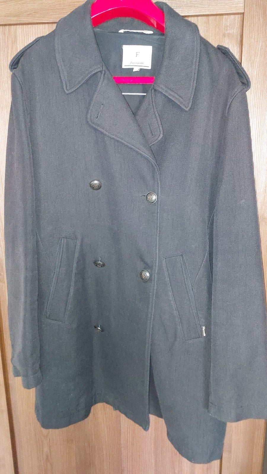 Façonnable Peacoat XXL - Donkergrijs, Façonnable, Overige maten, Ophalen of Verzenden, Grijs