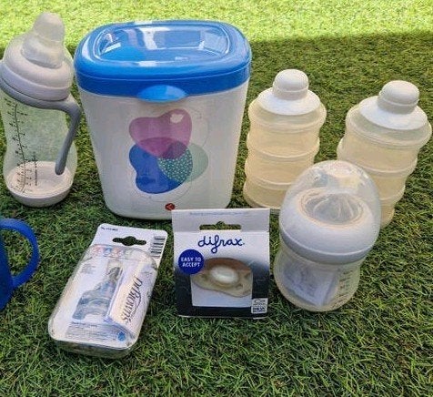 Babyvoeding set: flessen, spenen, bewaarbakjes en meer, Ophalen, Gebruikt, Overige typen