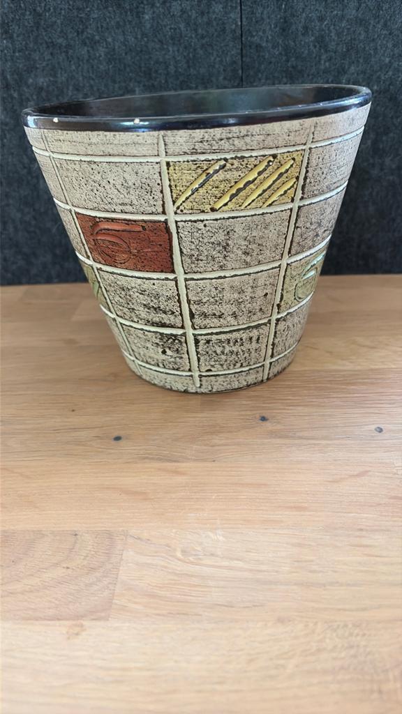 Vintage jaren 50 bloempot., Verzamelen, Retro, Ophalen, Huis en Inrichting