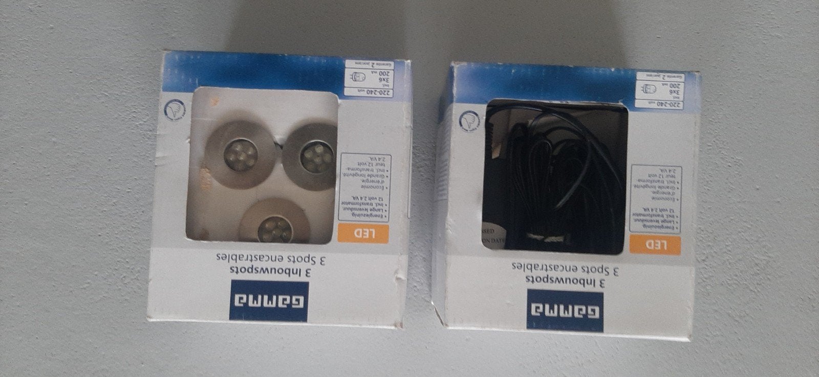 Terrasverlichting led inbouw spots, Ophalen