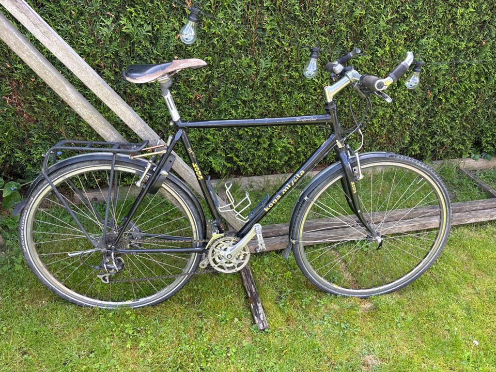 Koga Miyata TerraLiner Oval herenfiets met bagagedrager, Fietsen en Brommers, Fietsen | Heren | Herenfietsen, Overige merken, Gebruikt