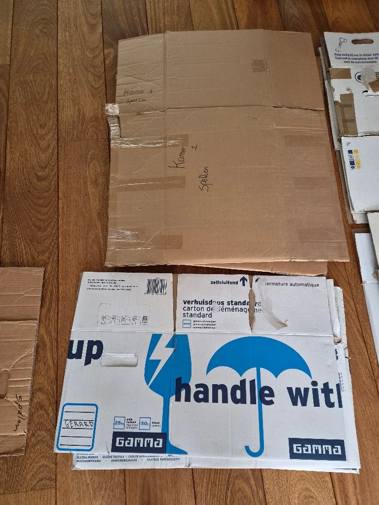 Verhuisdozen, Doe-het-zelf en Verbouw, Ophalen, Doos, 40 tot 60 cm, Opvouwbaar