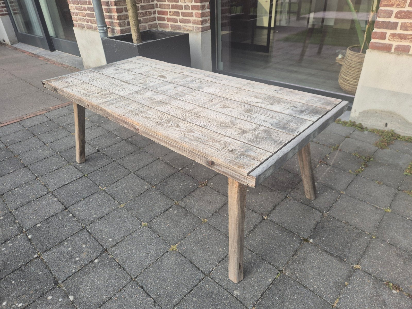 Hoffz ( style )salontafel, hout, landelijk, brocante, Ophalen, Rechthoekig, 100 tot 150 cm, 50 tot 100 cm