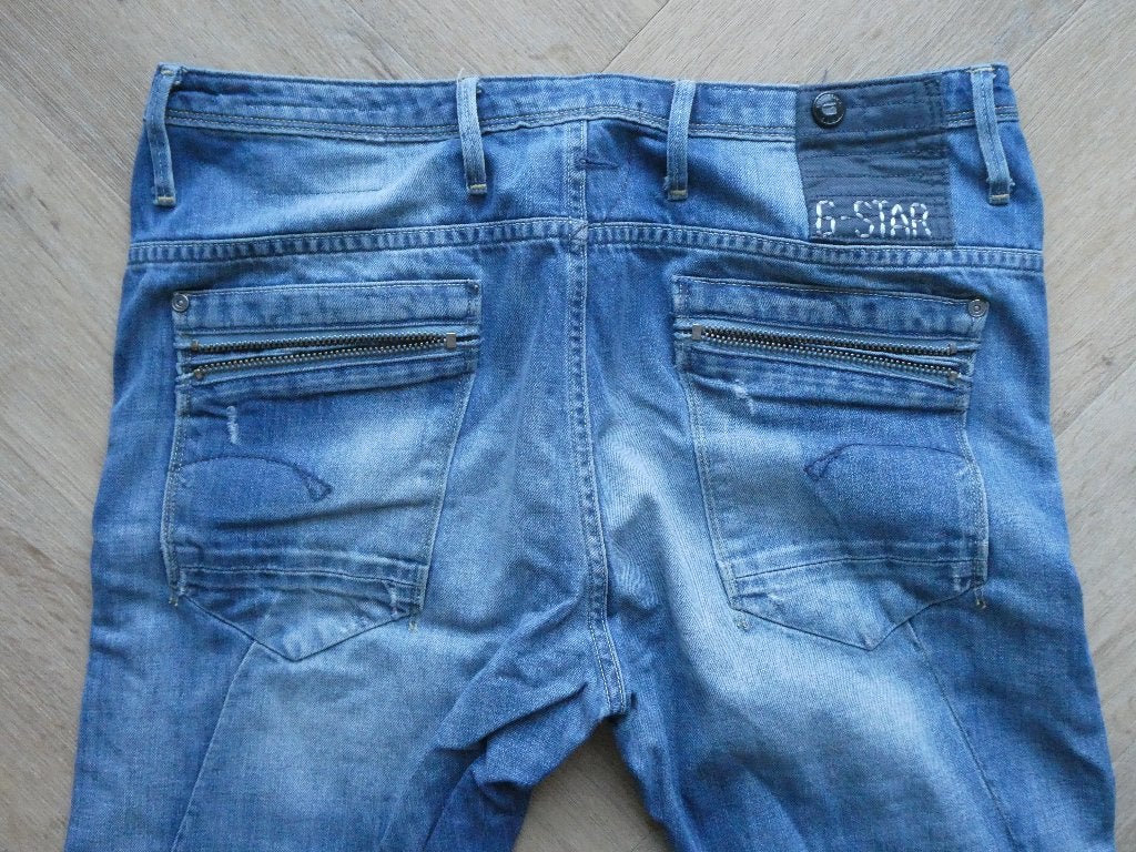 Gstar Ocean Loose Tapered spijkerbroek maat 30-32, Blauw, Ophalen of Verzenden, Zo goed als nieuw, W30 - W32 (confectie 38/40)