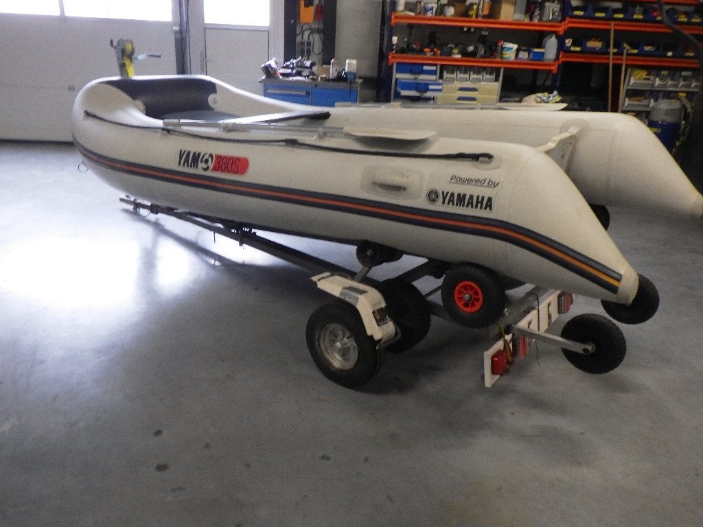 yam 380s met trailer, Aluminium, Gebruikt, Yam, Ophalen of Verzenden