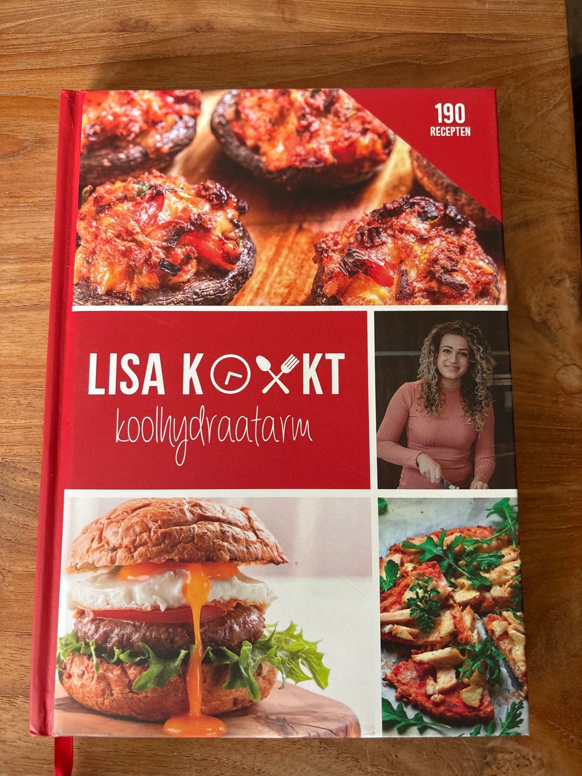 Lisa Kookt Koolhydraatarm Kookboek - 190 Recepten, Boeken, Voorgerechten en Soepen, Ophalen of Verzenden, Zo goed als nieuw, Gezond koken