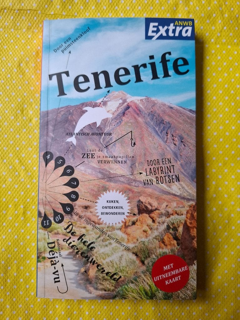 ANWB Extra Reisgids Tenerife - Met uitneembare kaart, Boeken, Europa, Ophalen of Verzenden, Reisgids of -boek, ANWB