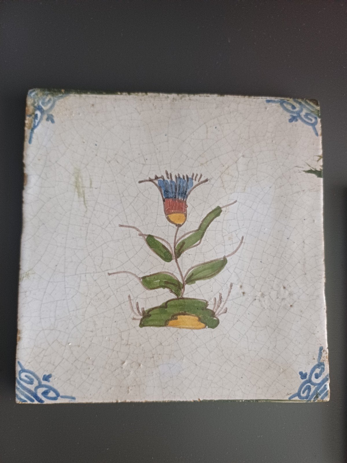 Antieke Delfts Blauwe Tegels - Diverse Motieven, Ophalen