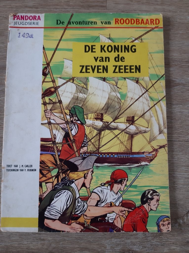 Roodbaard De koning van de zeven zeeen, Boeken, Eén stripboek, Ophalen of Verzenden, Gelezen