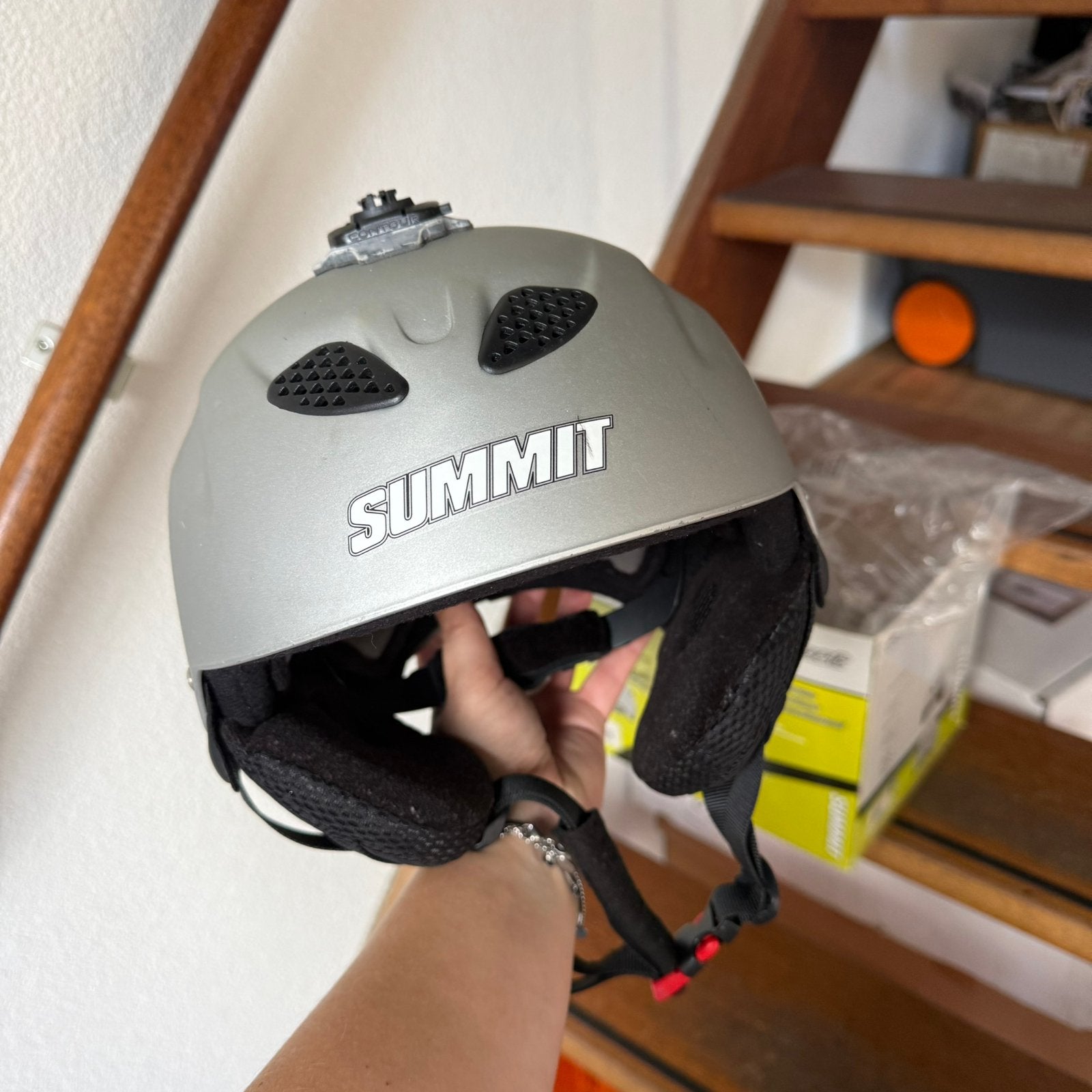 Skihelm sunmot grijs maat S, Overige merken, Overige typen, Ophalen of Verzenden, Zo goed als nieuw