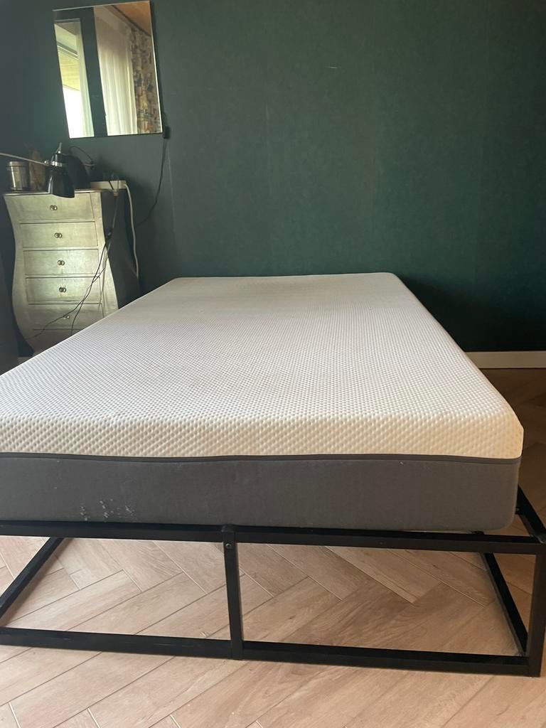 Matras en topper 200x120, Huis en Inrichting, Slaapkamer | Matrassen en Bedbodems, Ophalen, Gebruikt, Twijfelaar, 200 cm