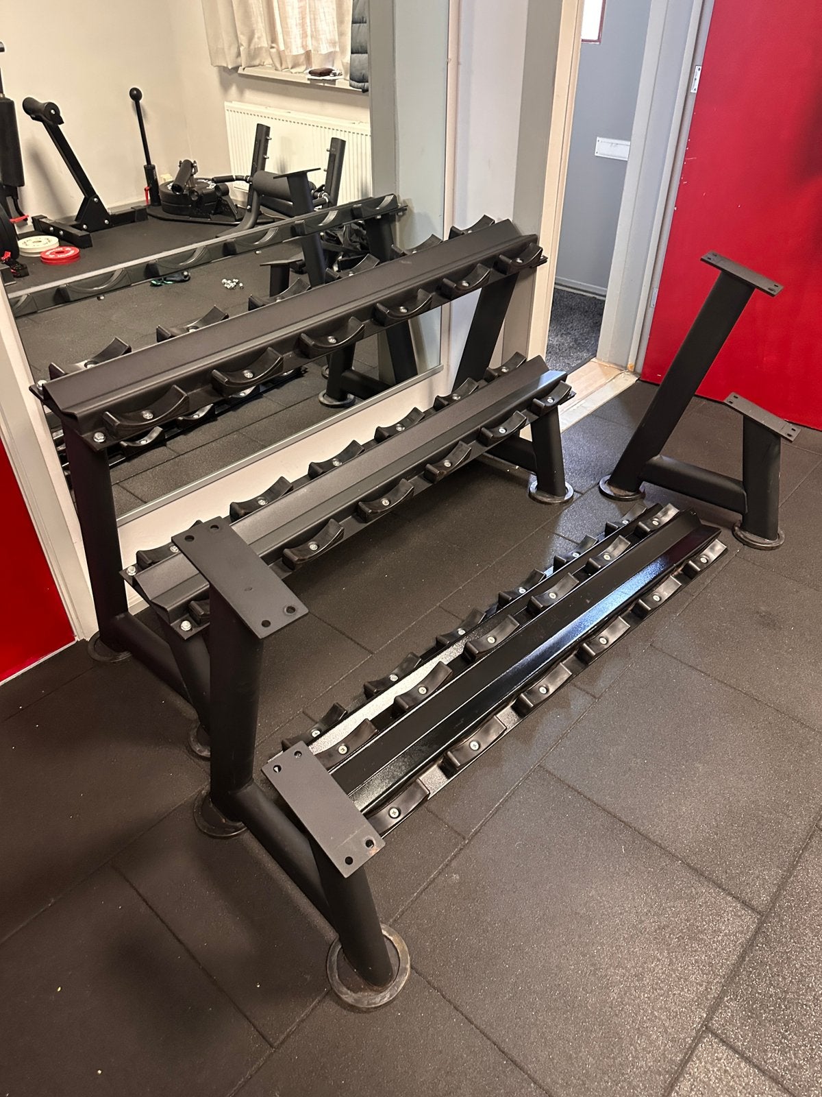 Crossmaxx Dumbell Rack 6/12sets, Sport en Fitness, Fitnessmaterialen, Ophalen, Zo goed als nieuw
