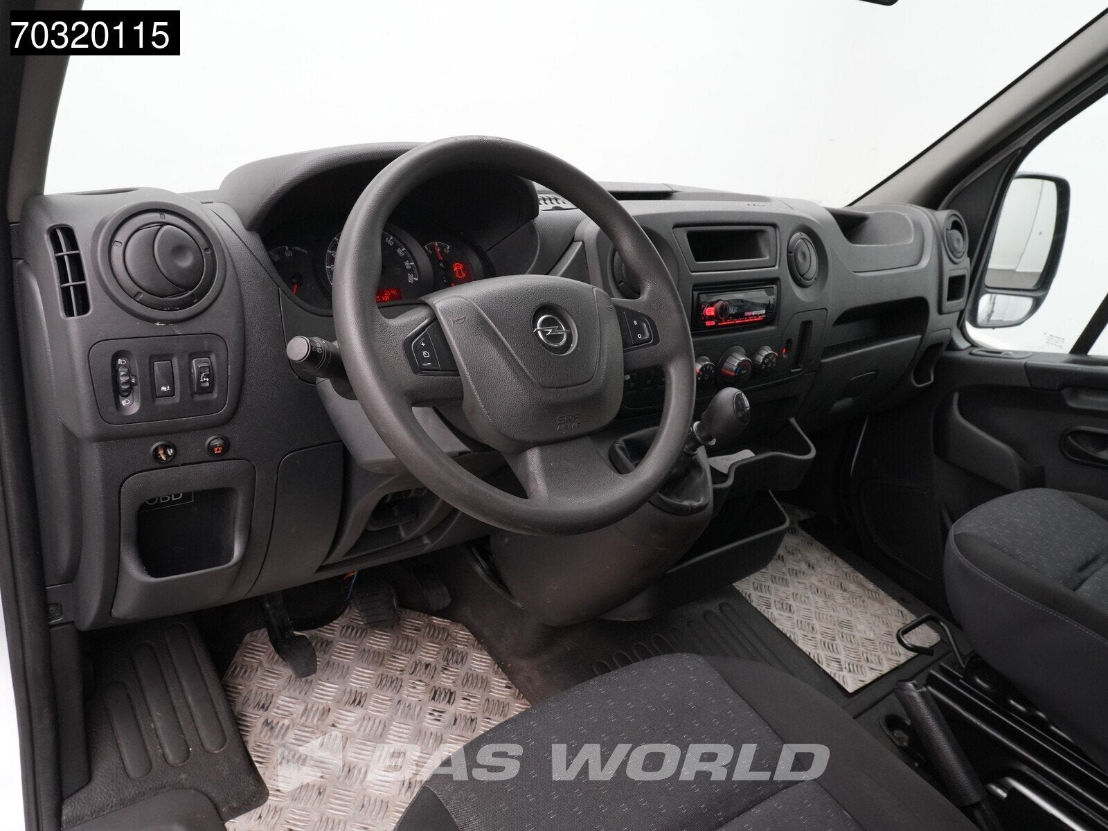Opel Movano 145PK Kraanwagen HIAB T-CLX 018 B-2 Dubbel Cabin, Auto's, Stof, Gebruikt, Euro 6, Bedrijf
