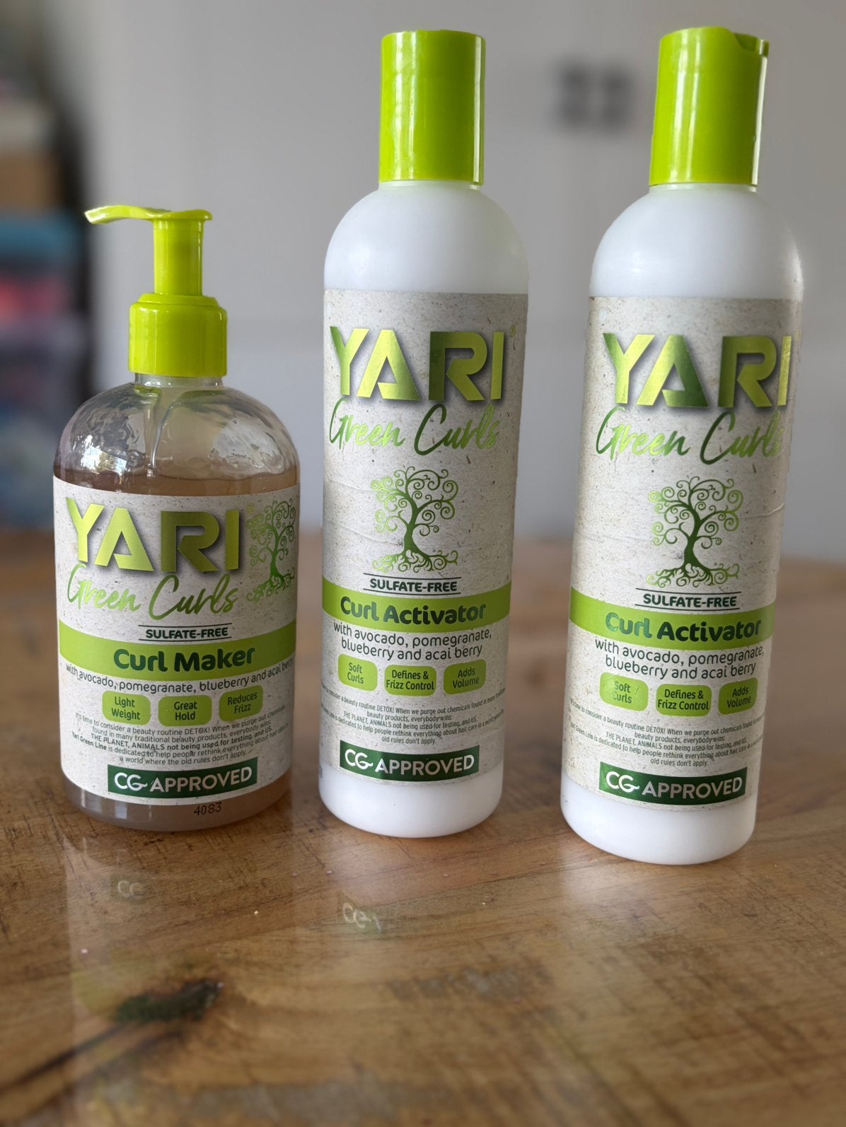 Yari curl maker en activator, Ophalen, Gel, Wax, Haarlak of Mousse