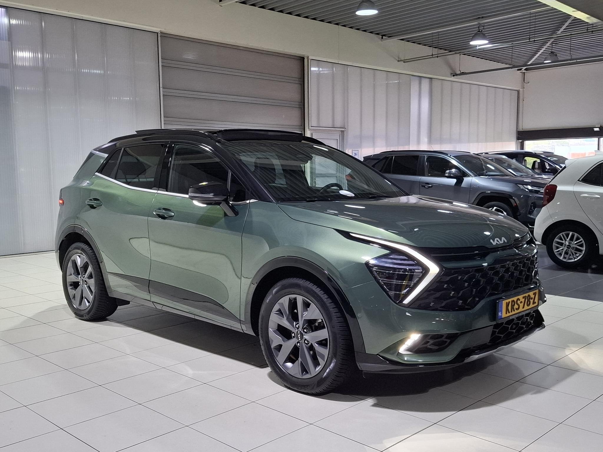 Kia Sportage 1.6 T-GDi Hybrid GT-Line Stoel en Stuur verwarm, Auto's, Gebruikt, Euro 6, 4 cilinders, 1650 kg