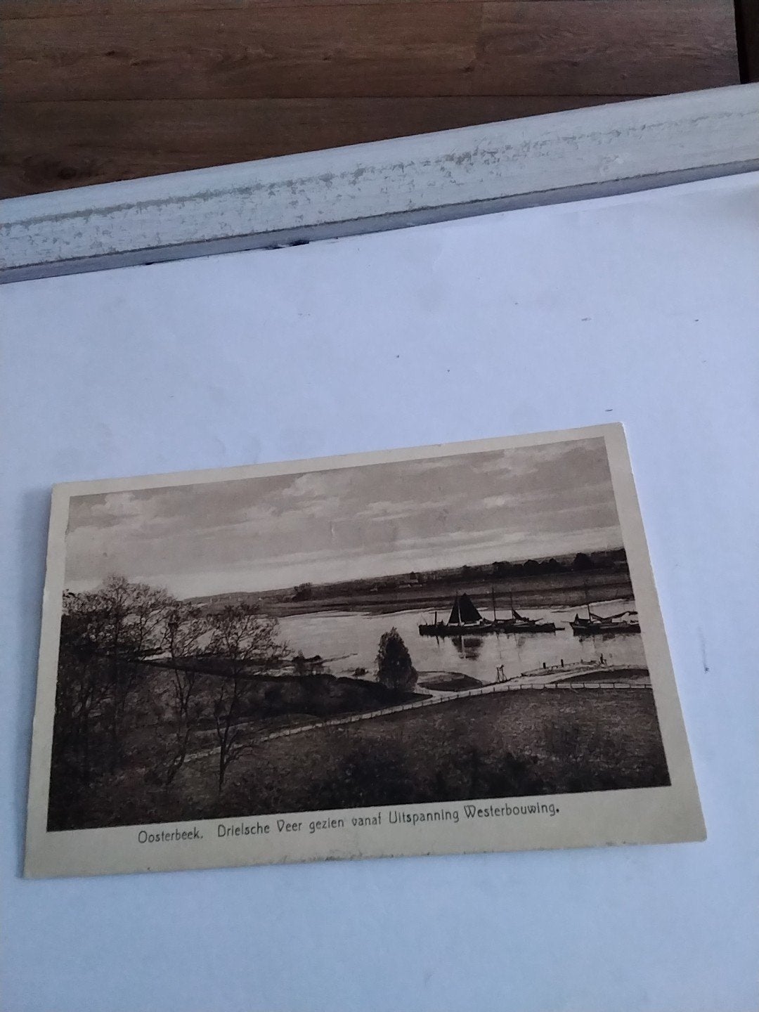 Oosterbeek Driel Veersche 1927. Antieke Ansichtkaart, Ophalen of Verzenden, 1920 tot 1940, Gelopen, Gelderland