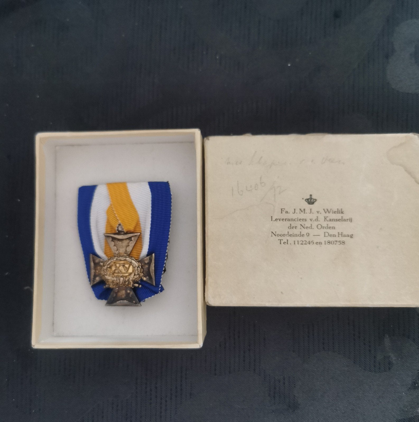 Offcierskruis / Jeneverkruis XV, Verzamelen, Verzenden, Landmacht, Nederland, Embleem of Badge