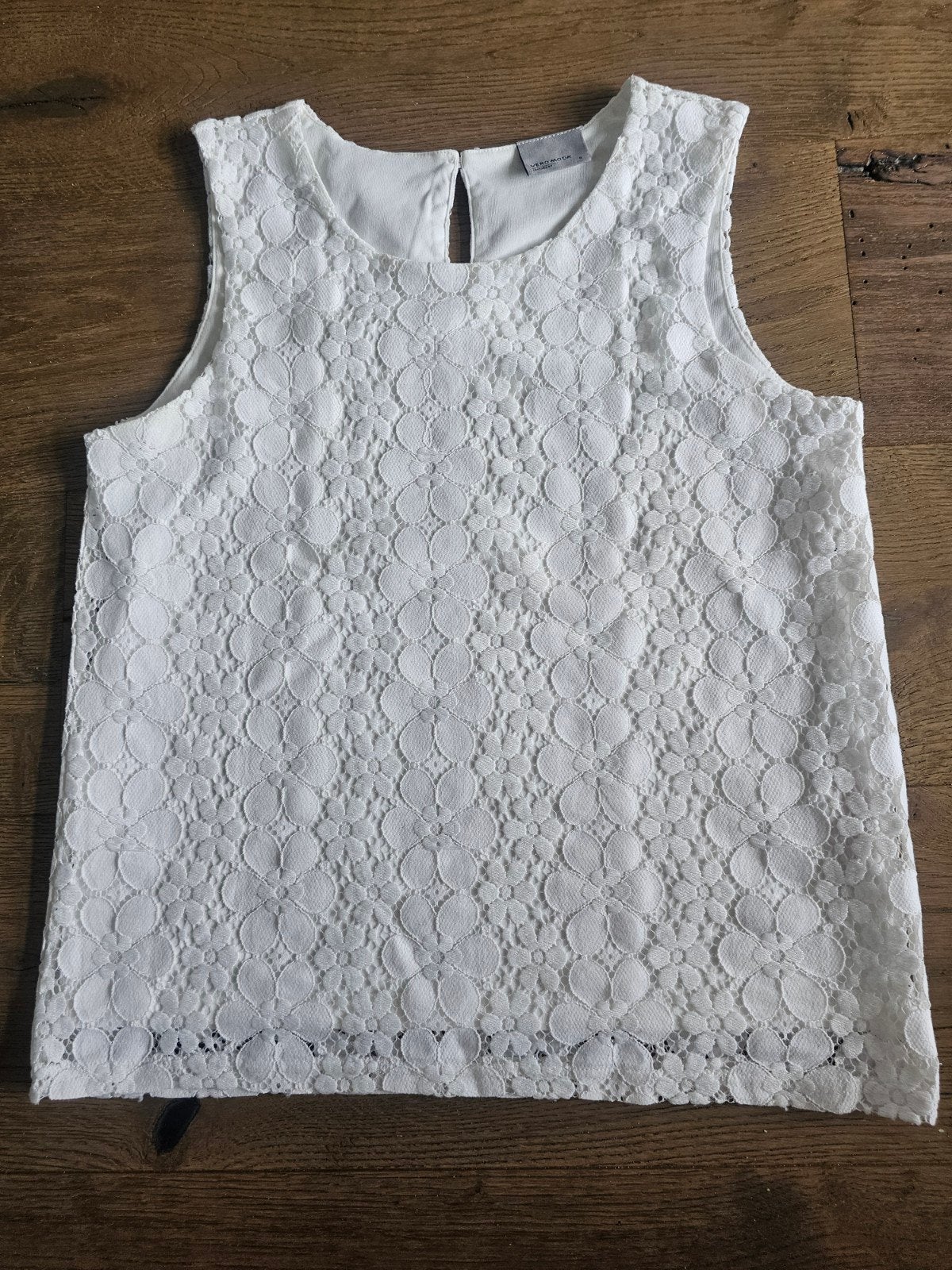 Nieuwe witte kanten top van Vero Moda, maat S, Kleding | Dames, Tops, Vero Moda, Wit, Nieuw, Ophalen of Verzenden