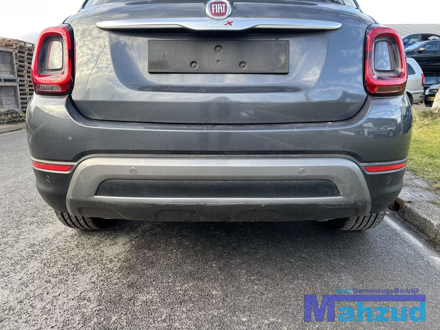 FIAT 500X donker grijs 679 achterbumper 2014+, Gebruikt, Stellantis Europe S.p.A., Ophalen of Verzenden, Info@stellantis.com
