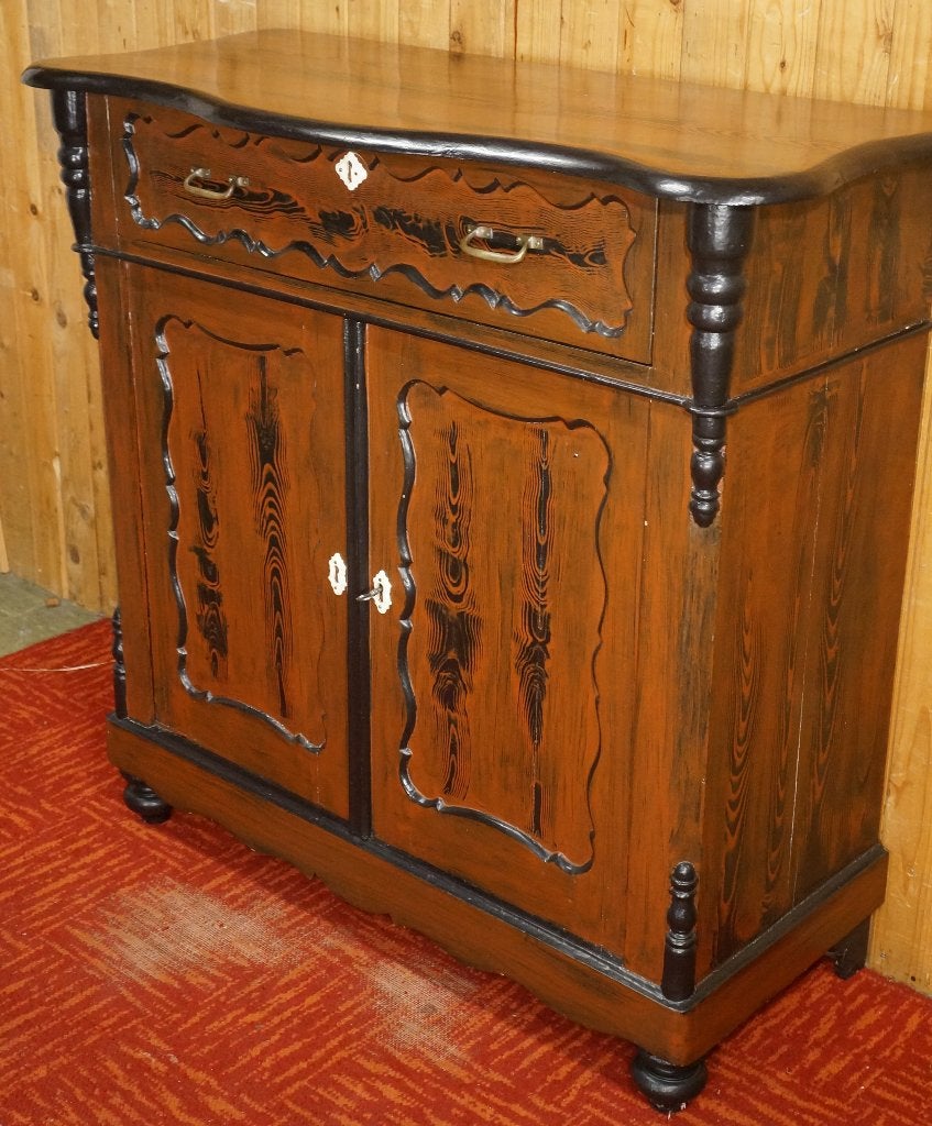Antiek hal kastje Penantkastje Oude Commode TV meubel chest, Ophalen, Gebruikt, 100 tot 150 cm, 50 tot 100 cm