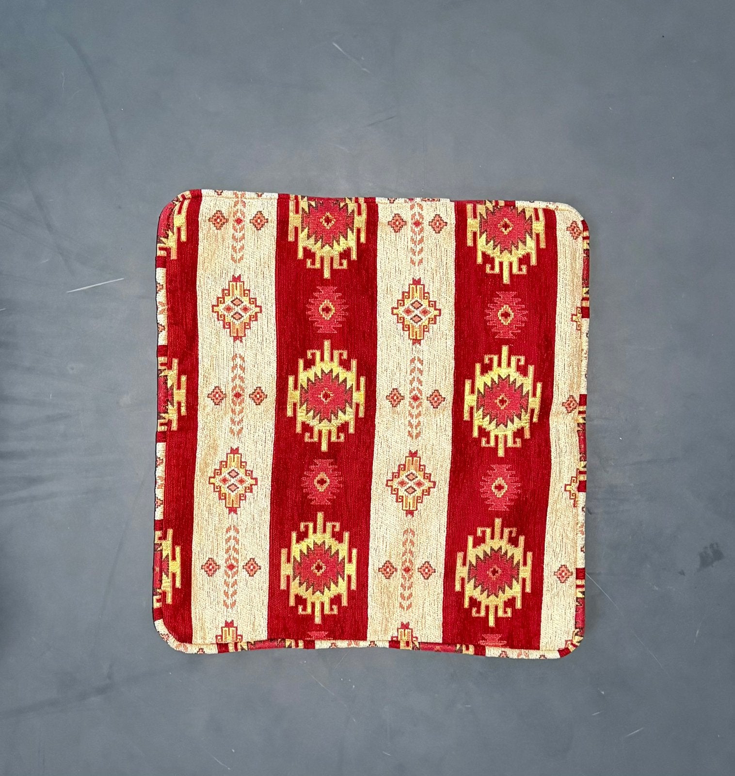 Kussenhoes rood en crème | Kilim Bohemian Sierkussen, Overige merken, Meerkleurig, Nieuw, Ophalen of Verzenden