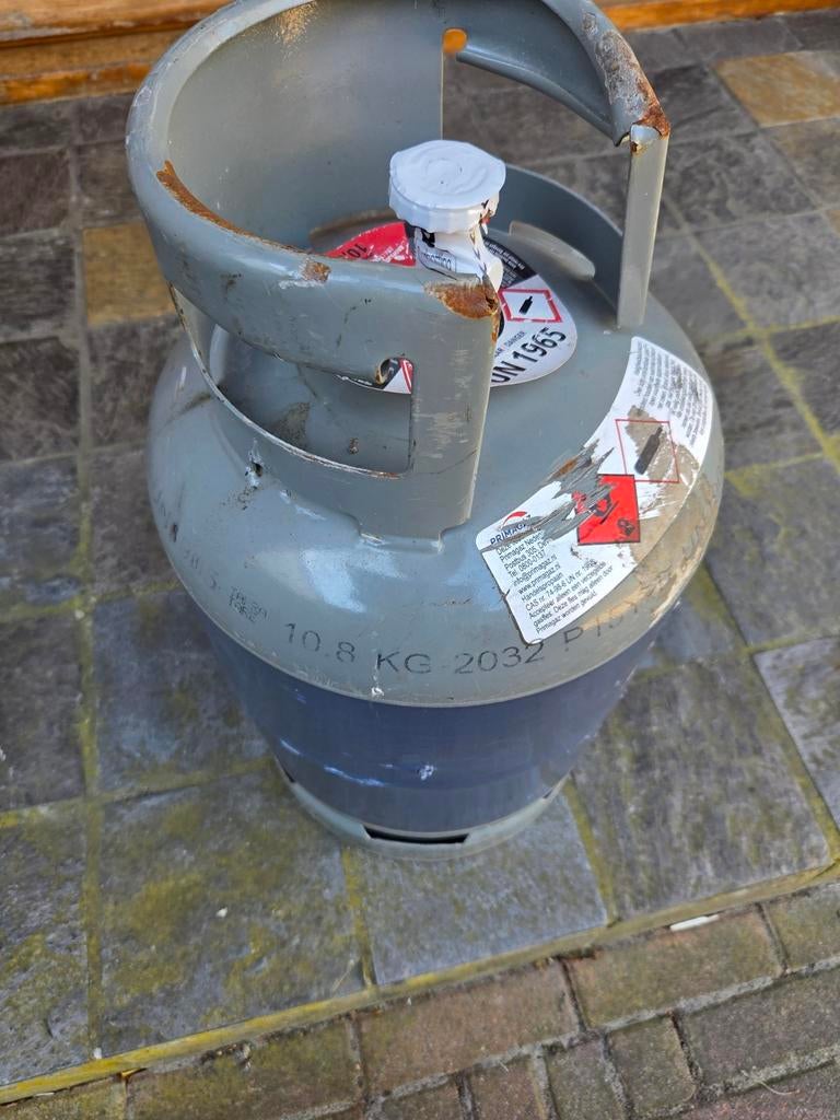 Gasfles 10,8 kg 2032, vol en verzegeld, Ophalen