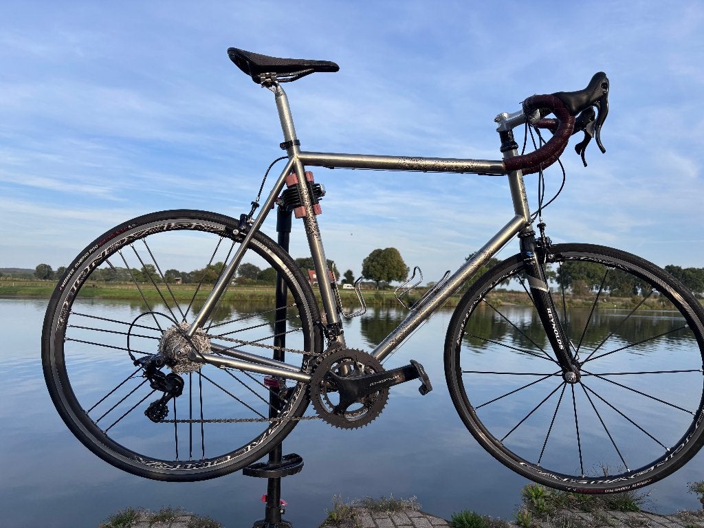 Merlin Cyrene titanium racefiets 60/61 cm, 28 inch, Ophalen of Verzenden, Zo goed als nieuw, 57 tot 61 cm