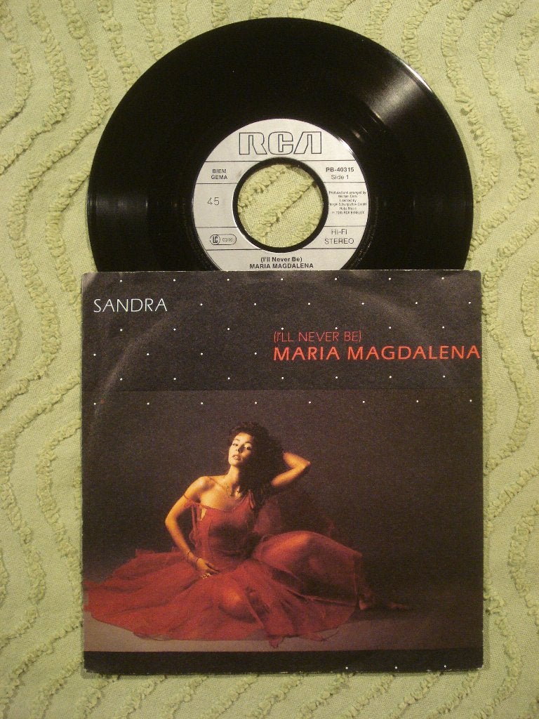 Sandra 7" Vinyl Single: (I’ll never be) Maria Magdalena (NL), Ophalen of Verzenden, Zo goed als nieuw, Pop