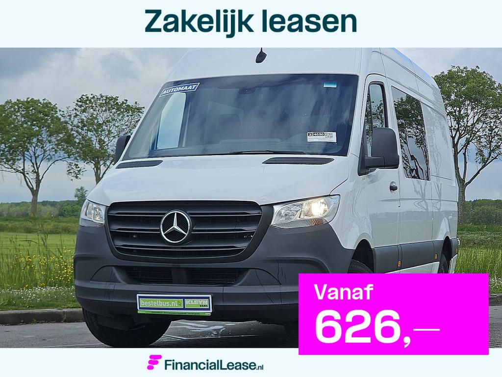 MERCEDES-BENZ SPRINTER 319 l2h2 v6 dub cab!, Auto's, Bestelauto's, Bedrijf, Lease, Financial lease, ABS, Airconditioning, Bluetooth
