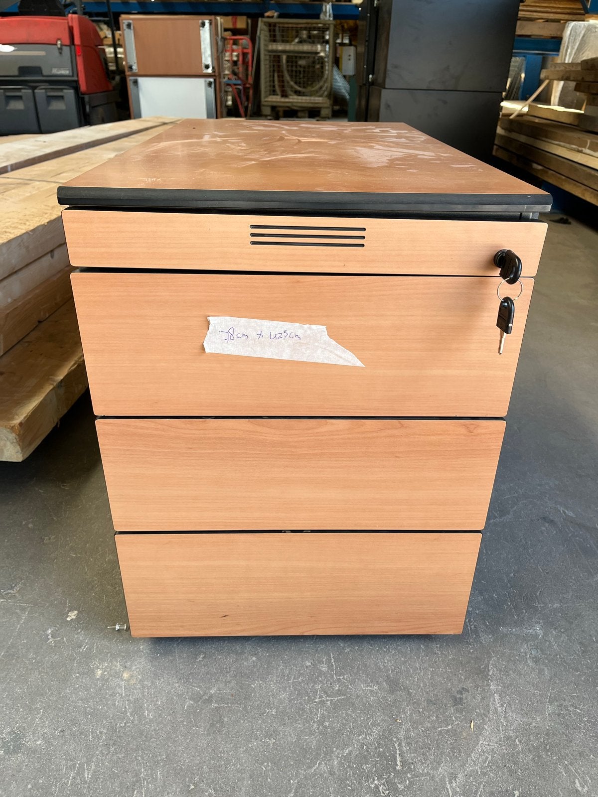 Handige lade kast voor onder je bureau - 78x42cm, Ophalen, Minder dan 50 cm, Gebruikt, 3 of 4 laden