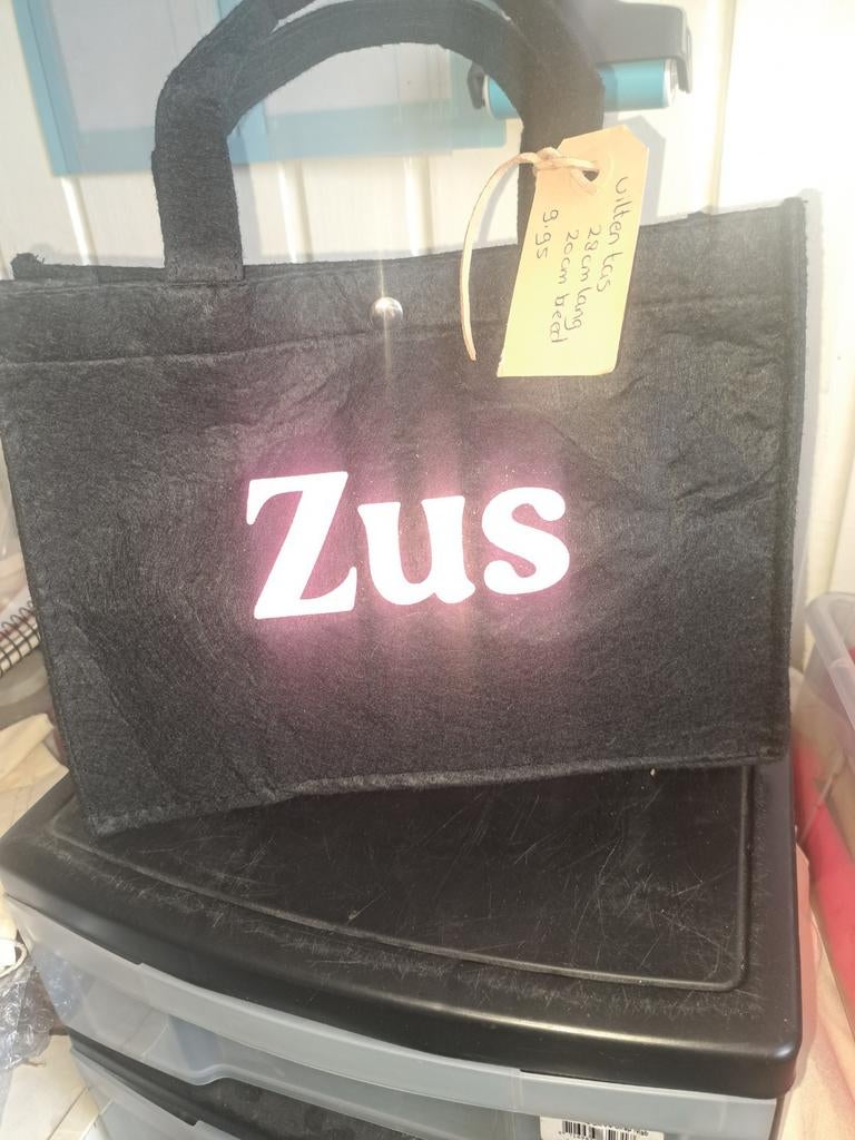 Vilten tas zus, Ophalen of Verzenden, Nieuw, Roze, Schoudertasje