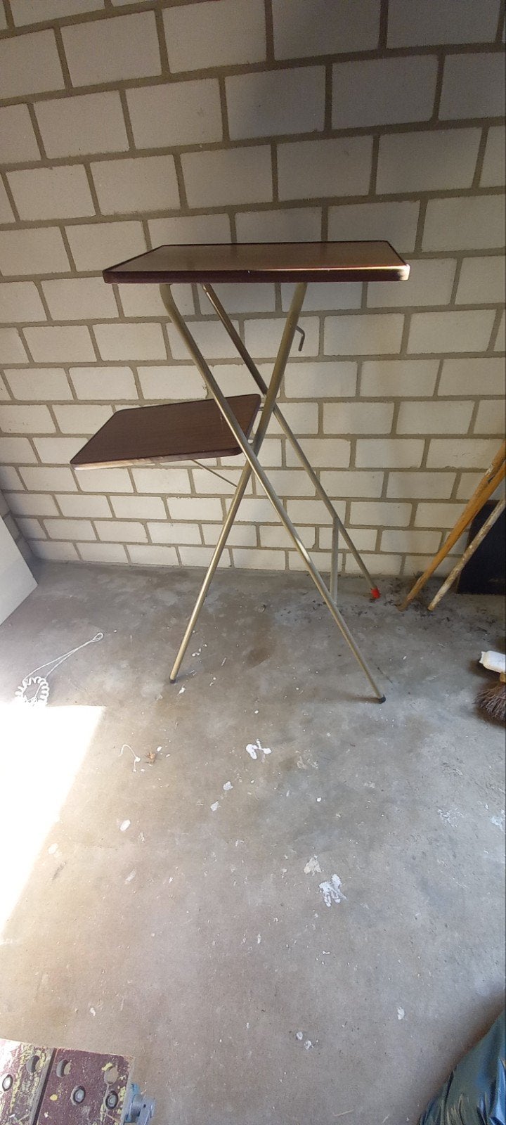 Projectortafeltje, Ophalen, Gebruikt