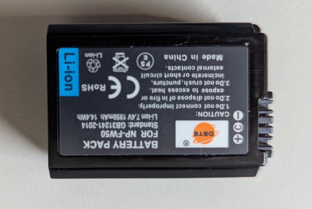 sony NP-FW50, Gebruikt, Sony, Sony, Batterij