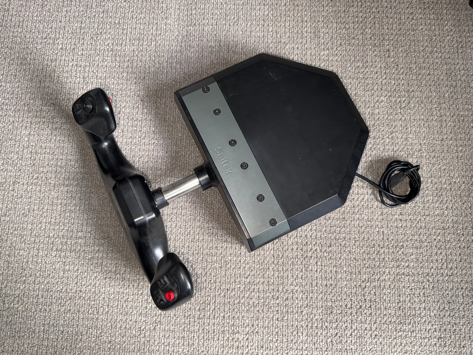 Logitech flight yoke system, Ophalen of Verzenden, Gebruikt