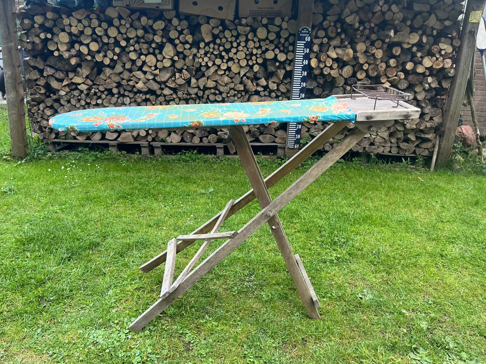 Retro houten stijkplank. Jaren 50., Ophalen