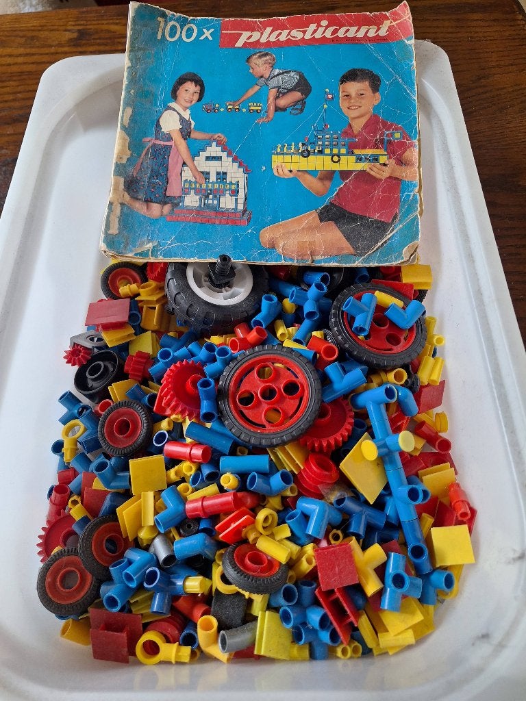 Plasticant bouwstenen, Ophalen of Verzenden, Gebruikt, Overige merken